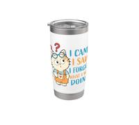 Forgetful Cat I Forgot What I was Doing Stainless Steel Insulated Tumbler