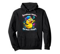 Forgetful Duck Meme - Cartoon Kawaii Humor Pullover Hoodie