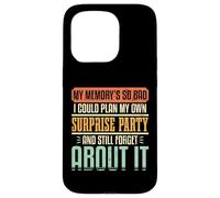 Forgetful Humor Memory Surprise Party Family Reunion Group Case for iPhone 15 Pro