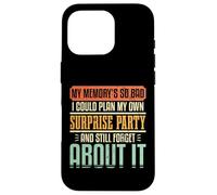Forgetful Humor Memory Surprise Party Family Reunion Group Case for iPhone 16 Pro