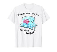 Forgetful Ice Brain Meme - Cartoon Kawaii Humor T-Shirt