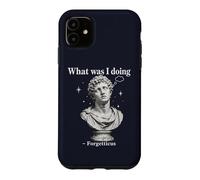 Forgetful Roman Statue What Was I Doing Humor Case for iPhone 11