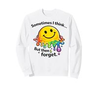 Forgetful Smile Face Meme - Cartoon Humor Sweatshirt