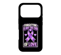 Forgetting Is Not The End Of Love Purple Alzheimers Case for iPhone 17 Pro