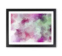Forgetting Time In Abstract Modern Art Framed Print | A2 Black Framed Wall Art | Ready to Hang | Abstract Fantasy Picture | Living Room Bedroom Lounge Office