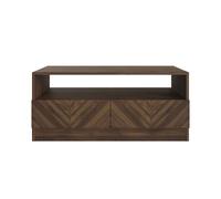 FORGEVIO Coffee Table, Royal Walnut Finish in Brown FORGEVIO Brown