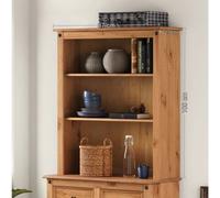 FORGEVIO Dresser Top Shelving Buffet Topper Small in Natural | Size: 0.6m2 FORGEVIO Natural 0.6m2