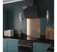 Forgeworks Copper Shimmer Stainless Steel - Self Adhesive - Metal Kitchen Splashback 600mm X 750mm X 0.9mm