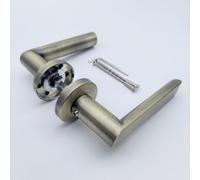 Forgeworks Java - Stainless Steel Antique Brass Finish - Internal Door Handle & Fixings - 10 Year Guarantee