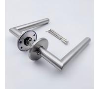 Forgeworks Manado - Stainless Steel Satin Steel Finish - Internal Door Handle & Fixings - 10 Year Guarantee