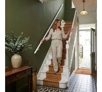 Forgeworks Premium Matt White 3.6M Indoor Stair Handrail Kit. Easy Install All In One Box With Brackets & Endcaps 5 Yr Guarantee