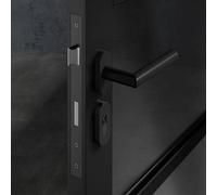 Forgeworks Thin Frame Sashlock Matt Black Finish 35mm - 10 Year Guarantee