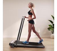 FORGEX Walking Pad Treadmill 4-in-1 Foldable Under Desk with Incline, Fitshow App, Bluetooth Remote, 12 km/h Max Speed, 110kg Capacity
