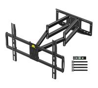 FORGING MOUNT 1090mm Long Arm TV Wall Bracket for 65-110 Inch TVs, Heavy Duty Full Dual Arms Motion Wall Mount, Swivel Tilt Extend Corner Wall Mount, Holds up to 100kg, Max VESA 900x600mm, FM9458