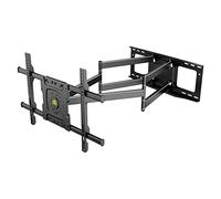 FORGING MOUNT Long Arm TV Wall Mount with 36" Extension Dual Articulating Full Motion TV Mount Bracket for 50"-90" Flat Curved TVs, Easy Install on 16" 24" Studs Max VESA 600x400mm up to 150lbs
