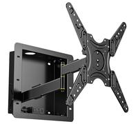FORGING MOUNT Recessed in-Wall TV Mount,Low Profile TV Wall Mount,23 Inch Extended Arm Fits Screen Sizes 32, 37, 40, 42, 47, 50, 55, 60, 65,inch,Up to 99 lbs