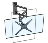 FORGING MOUNT TV Wall Bracket with 1035mm Long Arm, 180° Rotation & 180° Swivel Corner TV Bracket Mount for 17-50 Inch TVs & Monitors, Full Motion TV Wall Mount, Holds up to 30kg, Max VESA 300x300mm