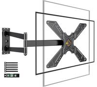 FORGING MOUNT TV Wall Mount for 32-75 Inch TVs Holds 50KG, 838mm Long Extension Arm Full Motion Rotating Television Bracket, Swivel & Tilt Corner TV Mount, Max VESA 600x400mm