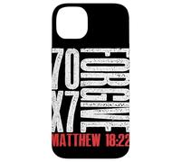 Forgive 70 x 7 Times Seventy Times Seven Jesus Matthew 18:22 Case for iPhone 14 Plus