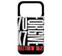 Forgive 70 x 7 Times Seventy Times Seven Jesus Matthew 18:22 Case for iPhone 17 Pro