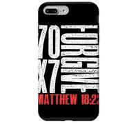 Forgive 70 x 7 Times Seventy Times Seven Jesus Matthew 18:22 Case for iPhone 7 Plus/8 Plus