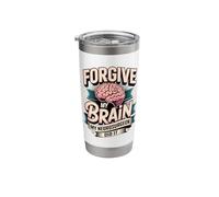 Forgive My Brain My Neurosurgeon Did It Brain Tumor Surgery Stainless Steel Insulated Tumbler