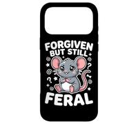 Forgiven But Still Feral Confident Rat Kawaii Graphic Case for iPhone 17 Pro Max