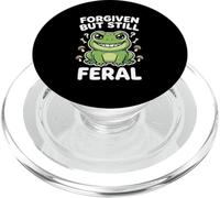 Forgiven But Still Feral Goblin Frog Kawaii PopSockets PopGrip for MagSafe