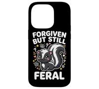 Forgiven But Still Feral Sweet Skunk Kawaii Graphic Case for iPhone 14 Pro