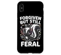 Forgiven But Still Feral Sweet Skunk Kawaii Graphic Case for iPhone XS Max