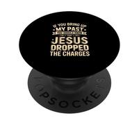 Forgiven By Jesus | My Past Is Gone Christian Quote PopSockets Adhesive PopGrip