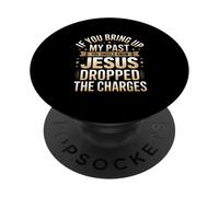 Forgiven By Jesus | My Past Is Gone Christian Quote PopSockets Adhesive PopGrip