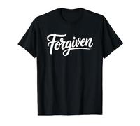 Forgiven Christian Value Graphic T-Shirt, Men, Black, S