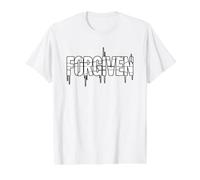 Forgiven Christian Value Graphic T-Shirt, Men, White, L