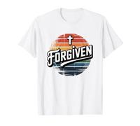 Forgiven Christian Value Graphic T-Shirt, Men, White, L