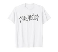 Forgiven Christian Value Graphic T-Shirt, Men, White, L