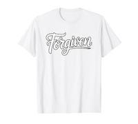 Forgiven Christian Value Graphic T-Shirt, Men, White, M