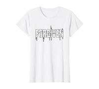 Forgiven Christian Value Graphic T-Shirt, Women, White, S