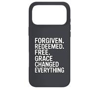 Forgiven. Redeemed. Free. Grace Changed Everything Case for iPhone 17 Pro Max