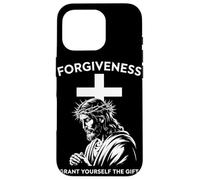 Forgiveness Cross & Christ Christian Streetwear Case for iPhone 16 Pro