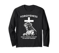 Forgiveness Cross & Christ Christian Streetwear Long Sleeve T-Shirt