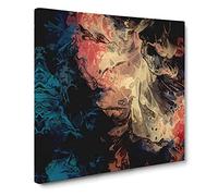 Forgotten Dreams Canvas Print | Gallery Wrapped 30mm Frame Wall Art | 14x14 inches | Ready to Hang | Abstract Picture | Living Room Bedroom Lounge Office