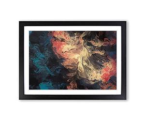 Forgotten Dreams in Abstract Framed Print | A2 Black Framed Wall Art | Ready to Hang | Abstract Fantasy Picture | Living Room Bedroom Lounge Office