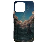 Forgotten Wizard’s Tower Dark Folklore Forest Moody Witchcor Case for iPhone 16 Pro