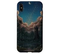 Forgotten Wizard’s Tower Dark Folklore Forest Moody Witchcor Case for iPhone XS Max