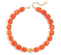 Forgreafa Beaded Necklaces for Women Boho Chunky Necklace Statement Big Resin Bead Choker Fashion Summer Beach Jewelry, Fits All, Resin, No Gemstone