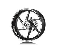 ForgUe Motorcycle Wheel Decal Stickers Stripes Reflective Wheel Sticker Kit for CB1000R