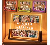 FORHISHER Personalised Birthday Gifts for Grandma Nana Mothers Day Gift from Grandchildren Customised Photo Frame
