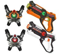 FORHISHER Set of 2 Laser Tag Set with Vest, Laser Tag Guns for Kids Teenager Adults Family Group Fun,Lazer Tag Toys Set Of 2 Player for Boys 6 7 8 9 10 11 12 Year Old