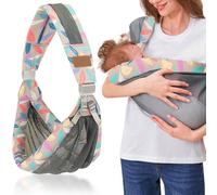 Forhome Breathable Baby Carrier, Baby Carrier, Multifunctional Baby Band, Elastic Baby Carrier, Soft Baby Carrier, Soft Baby Carrier, Baby Carrier (Blue)